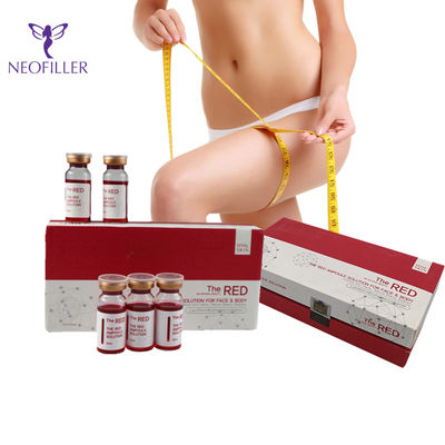 O vermelhos gordura da agulha da vitamina B12 da solução da lipólise do emagrecimento nenhuma dissolvem a barriga