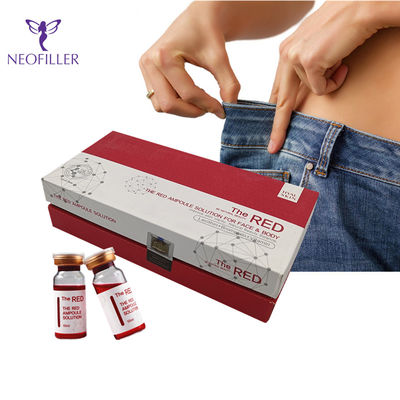 O vermelhos gordura da agulha da vitamina B12 da solução da lipólise do emagrecimento nenhuma dissolvem a barriga