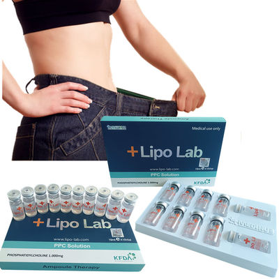 Solução de lipólise para emagrecimento corporal transparente 0,15 cc - 0,2 cc Injeções permanentes de dissolução de gordura