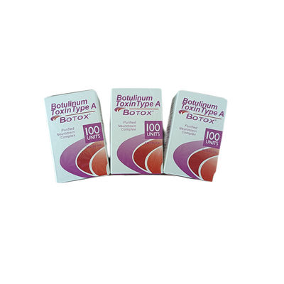 FDA 100iu  facial anti-rugas congelado para injeção de rugas no peito Toxina botulínica