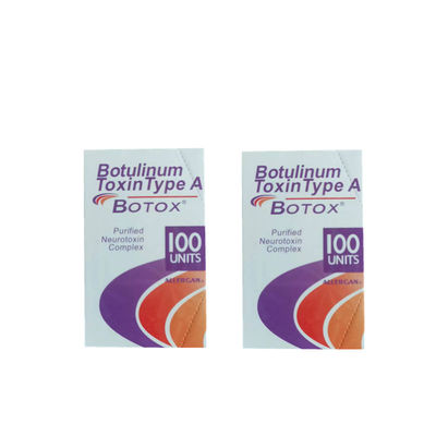 FDA 100iu  facial anti-rugas congelado para injeção de rugas no peito Toxina botulínica