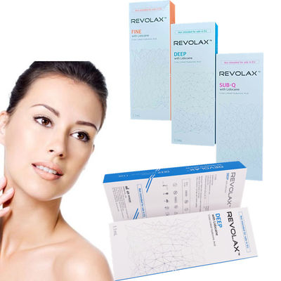 1,1 ml Preenchimento dérmico Revolax Lábios finos Ácido hialurônico facial para preenchimento de rugas
