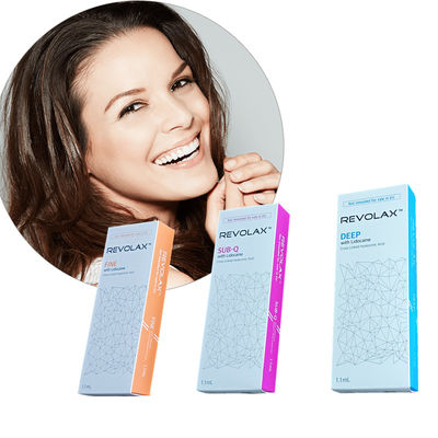 1,1 ml 24 mg/ml Revolax Preenchimento dérmico fino anti-idade ácido hialurônico injetável
