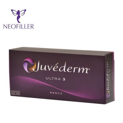 O bordo superior de Juvederm do peito do mordente alinha o enchimento Juvederm da ampliação ultra 4 ultra 3