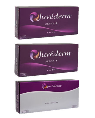 24mg/ml 2ml Preenchimento dérmico Juvederm Injeções labiais Ácido hialurônico Preenchimento labial