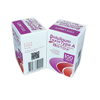 Injeção de  antirrugas Allergan 100iu para injeções faciais de toxina botulínica 2,5 ml