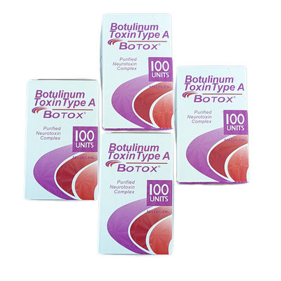 Injeção de  antirrugas Allergan 100iu para injeções faciais de toxina botulínica 2,5 ml