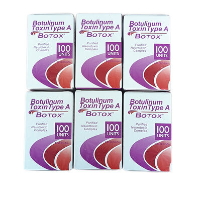 Injeção de  antirrugas Allergan 100iu para injeções faciais de toxina botulínica 2,5 ml