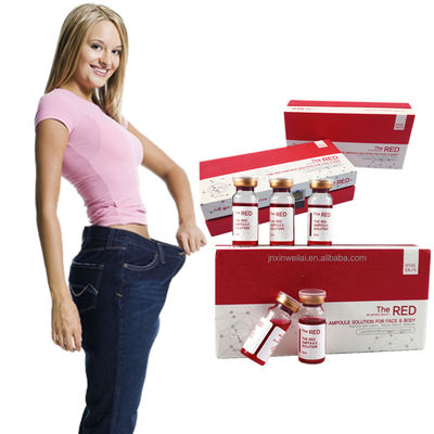 Solução 10ml da lipólise do Ppc Chin Fat Dissolving Injections vermelho