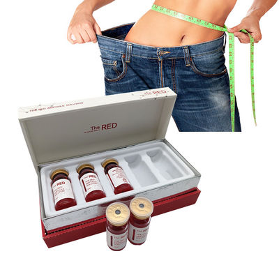 Os tiros gordos da ampola VERMELHA tornam mais pesado o corpo da perda 10cc toleram injeções de dissolução gordas