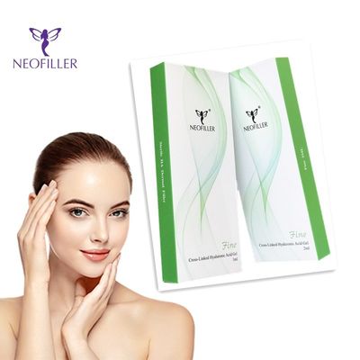 Bochechas Facial Ácido Hialurônico Preenchimento Dérmico Lábio Preenchimento HA 1ml 2ml 24mg/Ml