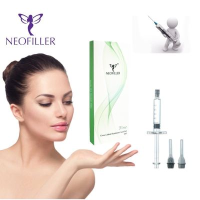Bochechas Facial Ácido Hialurônico Preenchimento Dérmico Lábio Preenchimento HA 1ml 2ml 24mg/Ml