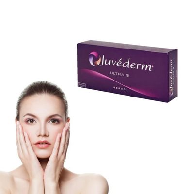 Ácido hialurônico injetável de preenchimento dérmico transparente 2ml Juvederm para linhas finas