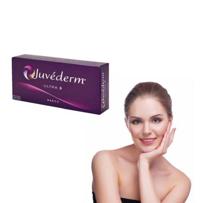 Ácido hialurônico injetável de preenchimento dérmico transparente 2ml Juvederm para linhas finas