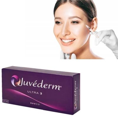 Hyaluronic Dermal Juvederm Ultra 3 Preenchimento de lábios Facial Preenchimento de bochecha sutil