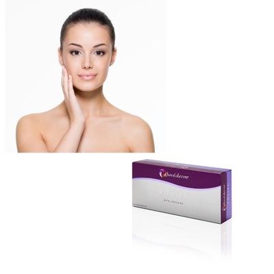 Preenchimento da pele do queixo Juvederm Injeções labiais Gel transparente Preenchimento dérmico para os seios