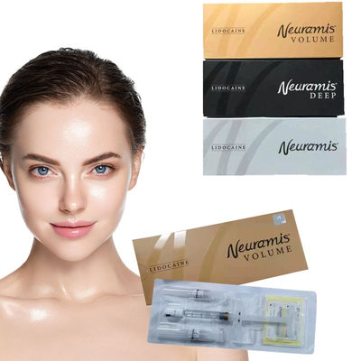 Injeção labial de ácido hialurônico de polímero natural médico 1 ml preenchimento de Neuramis para nariz