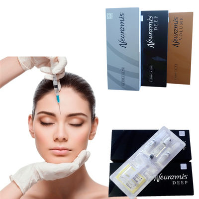 Injeção labial de ácido hialurônico de polímero natural médico 1 ml preenchimento de Neuramis para nariz