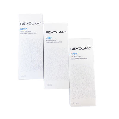 1,1 ml Facial Line Restore Youth Preenchimento dérmico Revolax Ácido hialurônico reticulado