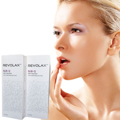 1,1 ml Facial Line Restore Youth Preenchimento dérmico Revolax Ácido hialurônico reticulado