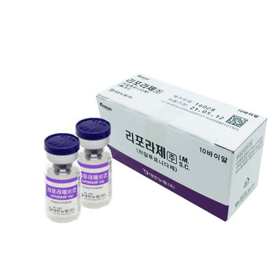 Dissolvedor de gordura do queixo Ácido hialurônico Marca coreana Liporase Ha Preenchimento dérmico