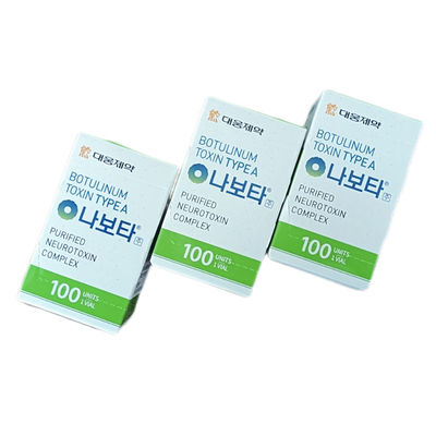 Coréia 100iu NABOTA injeção de remoção de rugas  facial para remover linhas de expressão
