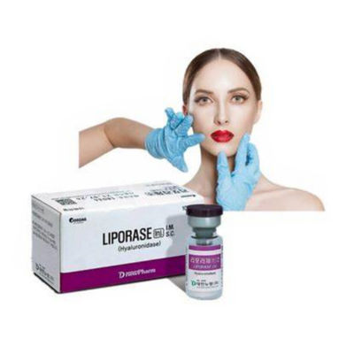 Pó Liofilizado Injeção de Liporase Branca Dissolvente de Preenchimento de Hialuronidase Facial Coreano