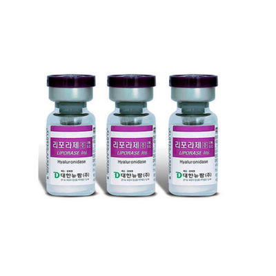 Pó Liofilizado Injeção de Liporase Branca Dissolvente de Preenchimento de Hialuronidase Facial Coreano
