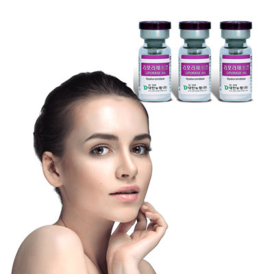 Liporase injetar 1 ml injeções de dissolução de gordura barriga dissolver ácido hialurônico 10 frascos/caixa