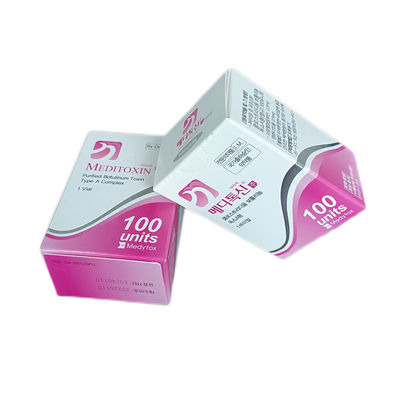 das injeções Botulinum da toxina da remoção do enrugamento 2.5mL toxina Botulinum de Meditoxin para datilografar 100 unidades