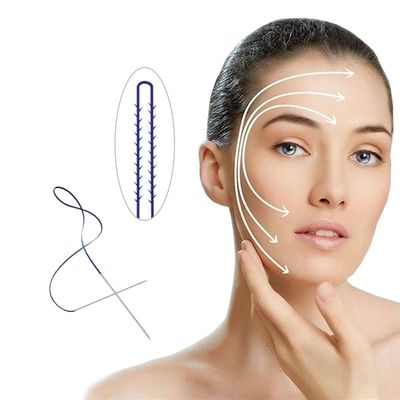 Parafuso de rosqueamento facial 30G 25MM da face lift 4d 6d do elevador da sobrancelha de PCL Pdo mono