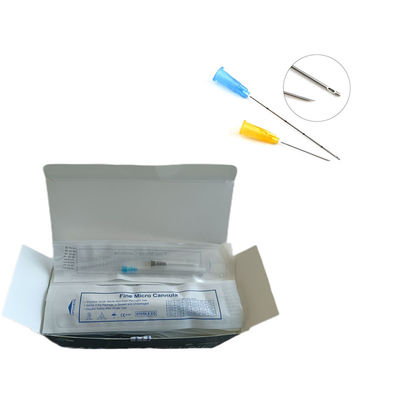 Agulha sem corte de Microcannula da ponta do enchimento sem corte flexível fino da cânula da ponta para enchimentos