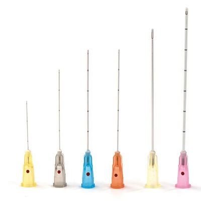 Agulha sem corte de Microcannula da ponta do enchimento sem corte flexível fino da cânula da ponta para enchimentos
