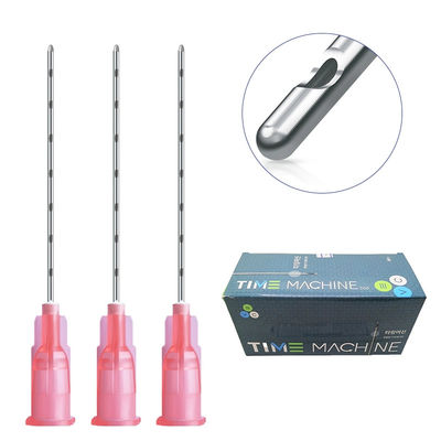Agulha sem corte de Microcannula da ponta do enchimento sem corte flexível fino da cânula da ponta para enchimentos