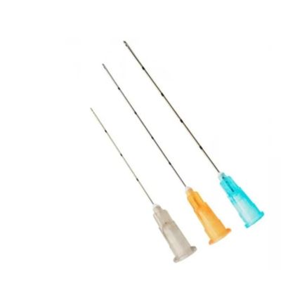 Agulhas hipodérmicas sem corte médicas da micro agulha sem corte de aço inoxidável da cânula