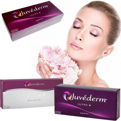 Preenchimento dérmico Juvederm para aumento de queixo 2ml Preenchimento de ácido hialurônico para nariz 24mg/mL