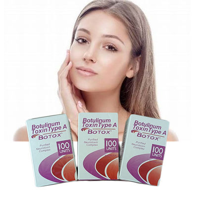 Eliminação de linhas faciais Toxina Botulínica 100 Unidades  Allergênico
