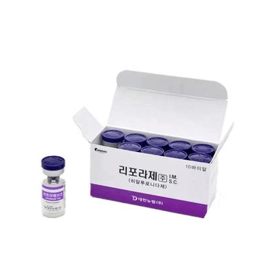 Liporase para quebrar o ácido hialurónico Filler Dermal Solução de hialuronidase