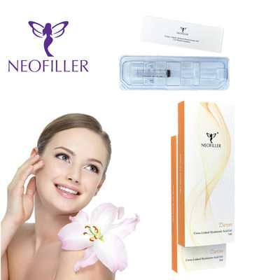 Ácido hialurónico facial transparente Filler dérmico Armazenamento a temperatura ambiente