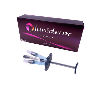 Injecções de Gel de Hialuronato Juvederm Filler Dermico Ultra 3 Ultra 4 Voluma Para Rosto