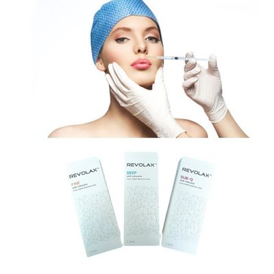 2 anos de validade e embalagem da seringa Revolax Filler Dermico para Rosto
