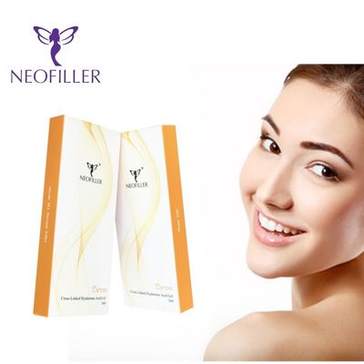 Experimente o poder de 20 ml de filler cutâneo de ácido hialurónico para 9-12 meses de beleza.