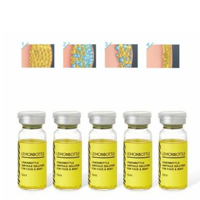 Solução de frasco de limão de alta concentração para injecções de dissolvimento de gordura 5 frascos para injectáveis X 10 ml de corpo inteiro