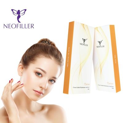 Neofiller Hipodermal Facial Dermal Filler Cross Linked 24 mg/ ml Concentração 9-12 meses Longevidade