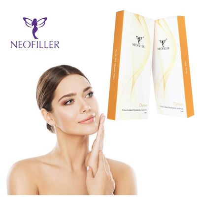 Neofiller Hipodermal Facial Dermal Filler Cross Linked 24 mg/ ml Concentração 9-12 meses Longevidade