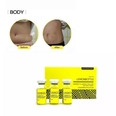 Venda de frasco de limão dissolvente de gordura 5X10ml caixa solução de perda de peso online