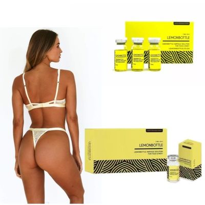 Venda de frasco de limão dissolvente de gordura 5X10ml caixa solução de perda de peso online
