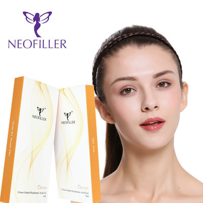 24 mg/ ml de enchimento cutâneo de ácido hialurónico transparente para injecção facial