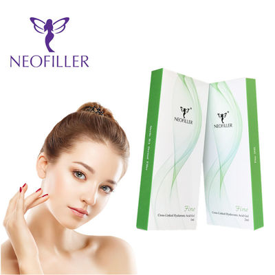 Neofiller Filler dérmico de ácido hialurónico transparente para injecções faciais com 9-12 meses de longevidade
