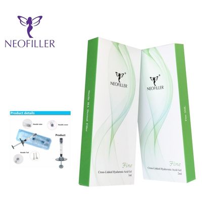 Neofiller 24 mg/ ml Preenchimento de Ácido Hialurónico Transparente para Injecção Facial